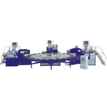 Rotary TPR. PVC Sole Injection Moulding Machine (three color)